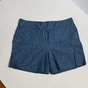 The Limited Dark Blue Jean Shorts